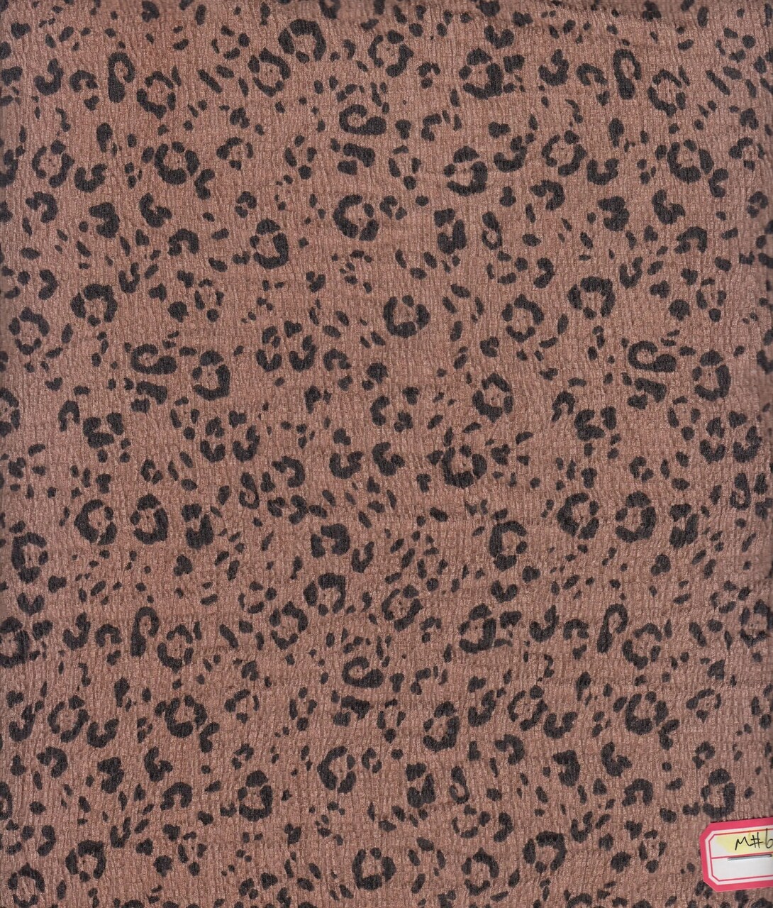 1 Yard Ella Ripple Jersey Leopard Print Fabric, 58″ Wide Polyester Spandex Blend